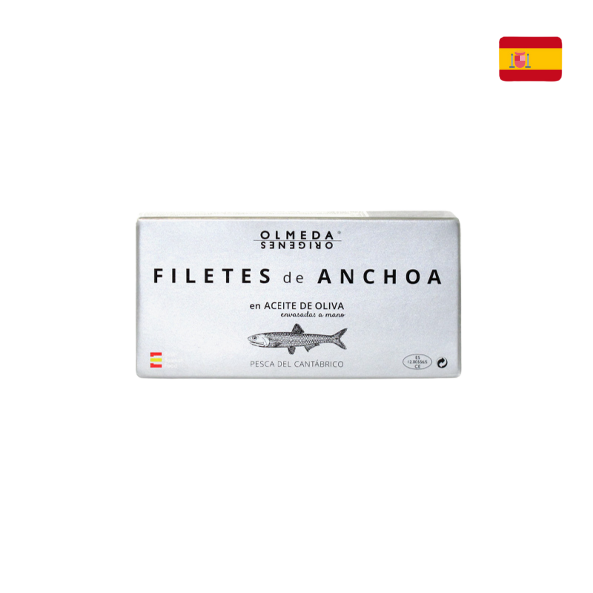 Olmeda Cantabrian Anchovy Fillets in Olive Oil (Chilled,  50g)