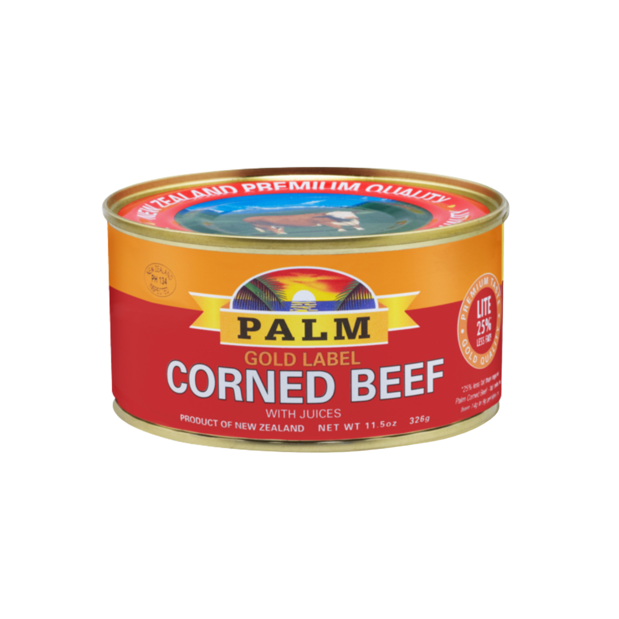 Palm Corned Beef - Gold Label (Less Fat, 326g)