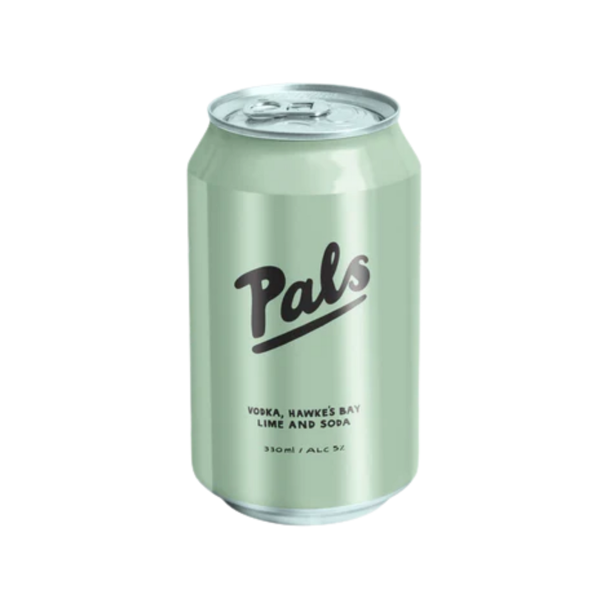 Pals Vodka, Hawke's Bay Lime and Soda (Alc. 5%, 330ml)
