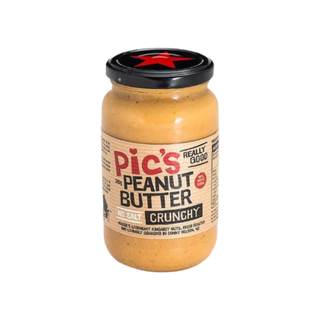 Pic's Crunchy Peanut Butter (No Salt, 380g)