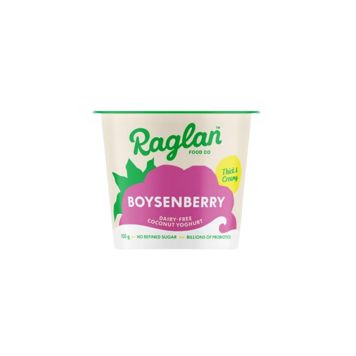 Raglan Coconut Yoghurt Boysenberry Yoghurt  (150g)
