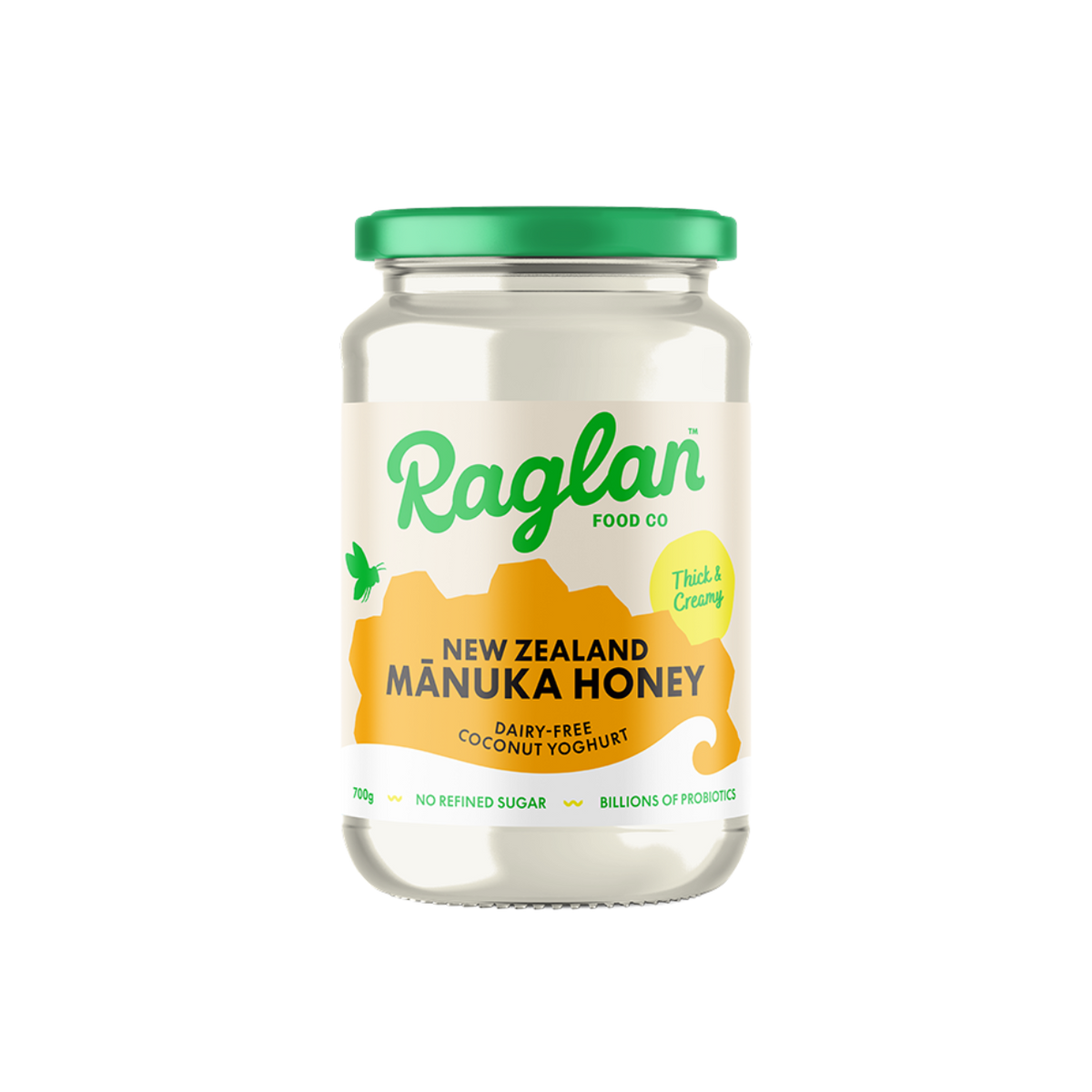 Raglan NZ Manuka Honey Coconut Yoghurt (Chilled, 700ml, Limited Edition) Best Before  11/11/2025