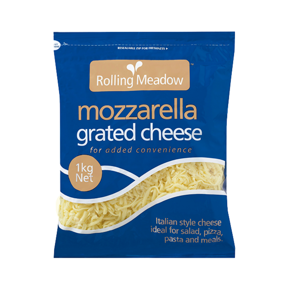 Rolling Meadow Mozzarella Grated Cheese (Chilled, 1kg)