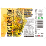 Rudy's Kombucha - Pineapple & Peach (330ml)
