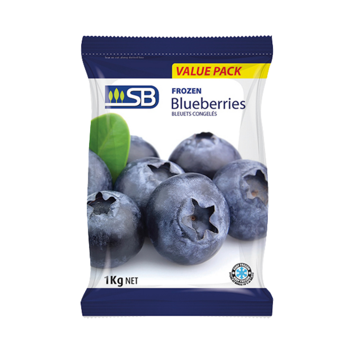 SB Frozen Blueberries (Frozen, 1 kg)