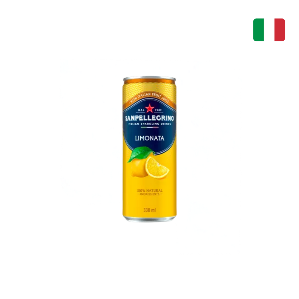 San Pellegrino Italian Sparkling Drinks (Lemon flavor, 330ml)