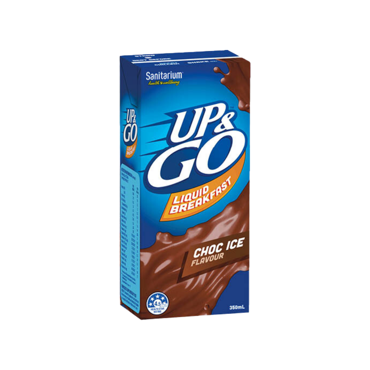 Sanitarium Up & Go Choc Ice Flavour Liquid Breakfast (350ml)