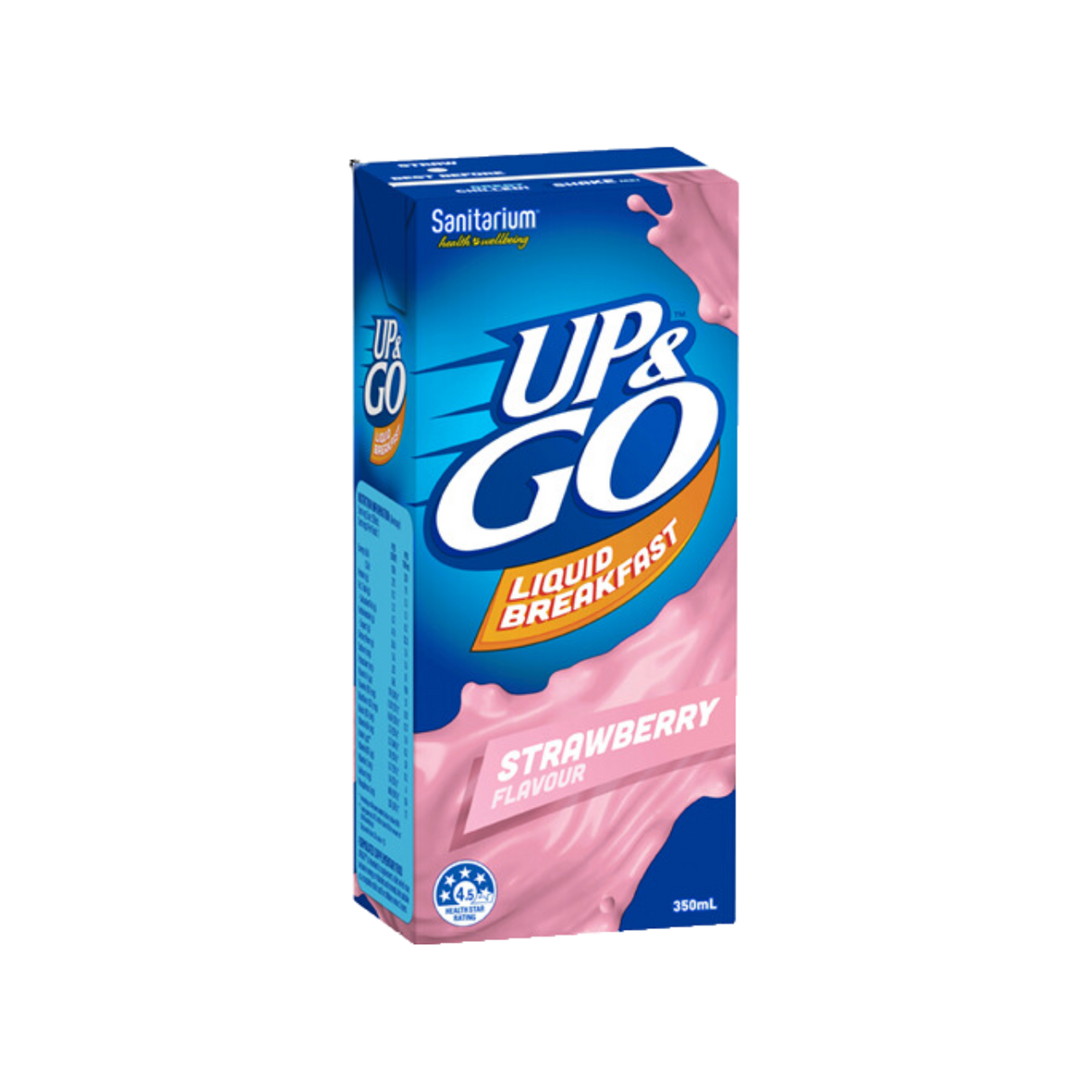 Sanitarium Up & Go Strawberry Flavour Liquid Breakfast (350ml)