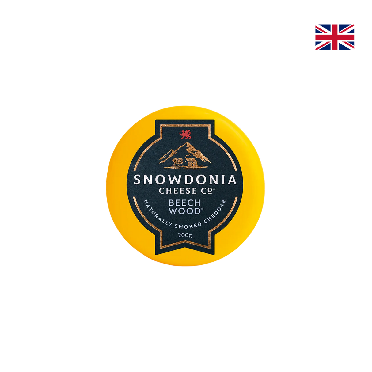Snowdonia - Beech Wood (Naturally Smoked Creamy Cheddar , 200g)