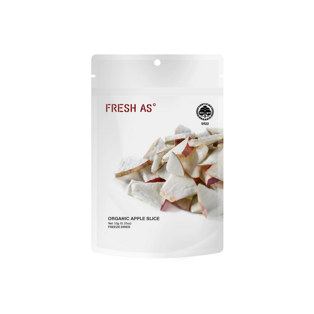 Fresh As Freeze Dried   Organic Apple Slices (10g)