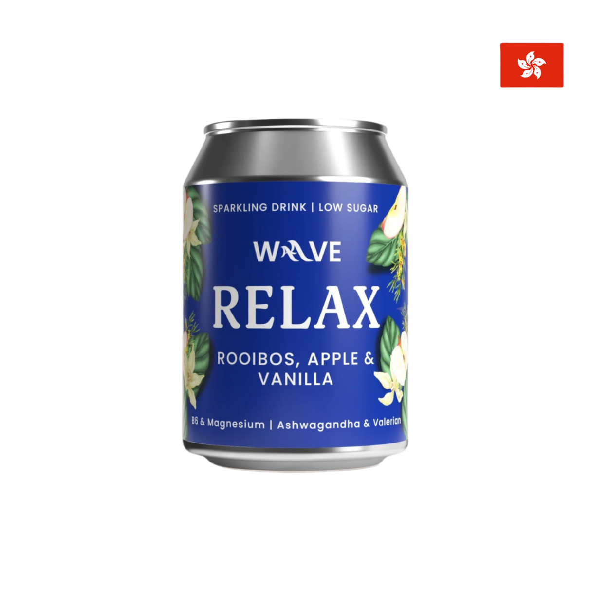 WAAVE RELAX - Ashwagandha, Rooibos, Apple & Vanila (250ml)
