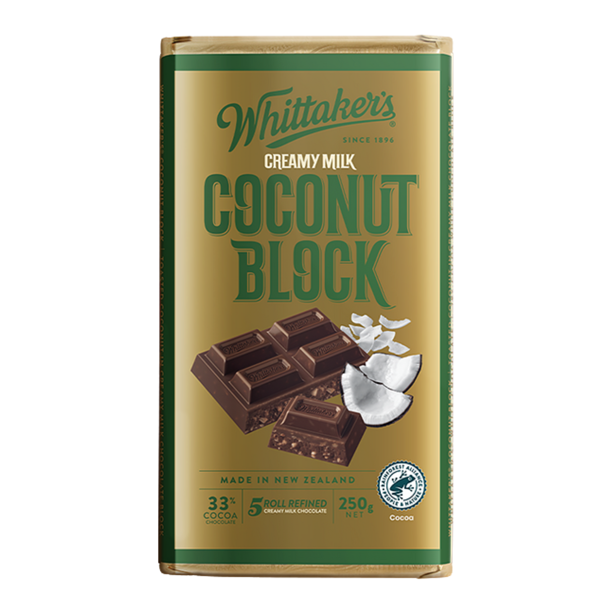 Whittaker's Coconut Chocolate Block (250g)