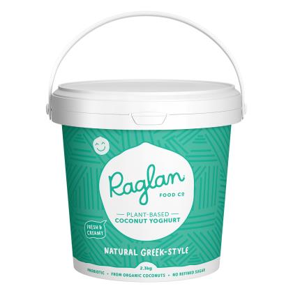 Raglan Natural Greek Coconut Yoghurt (Chilled, 2.3L)