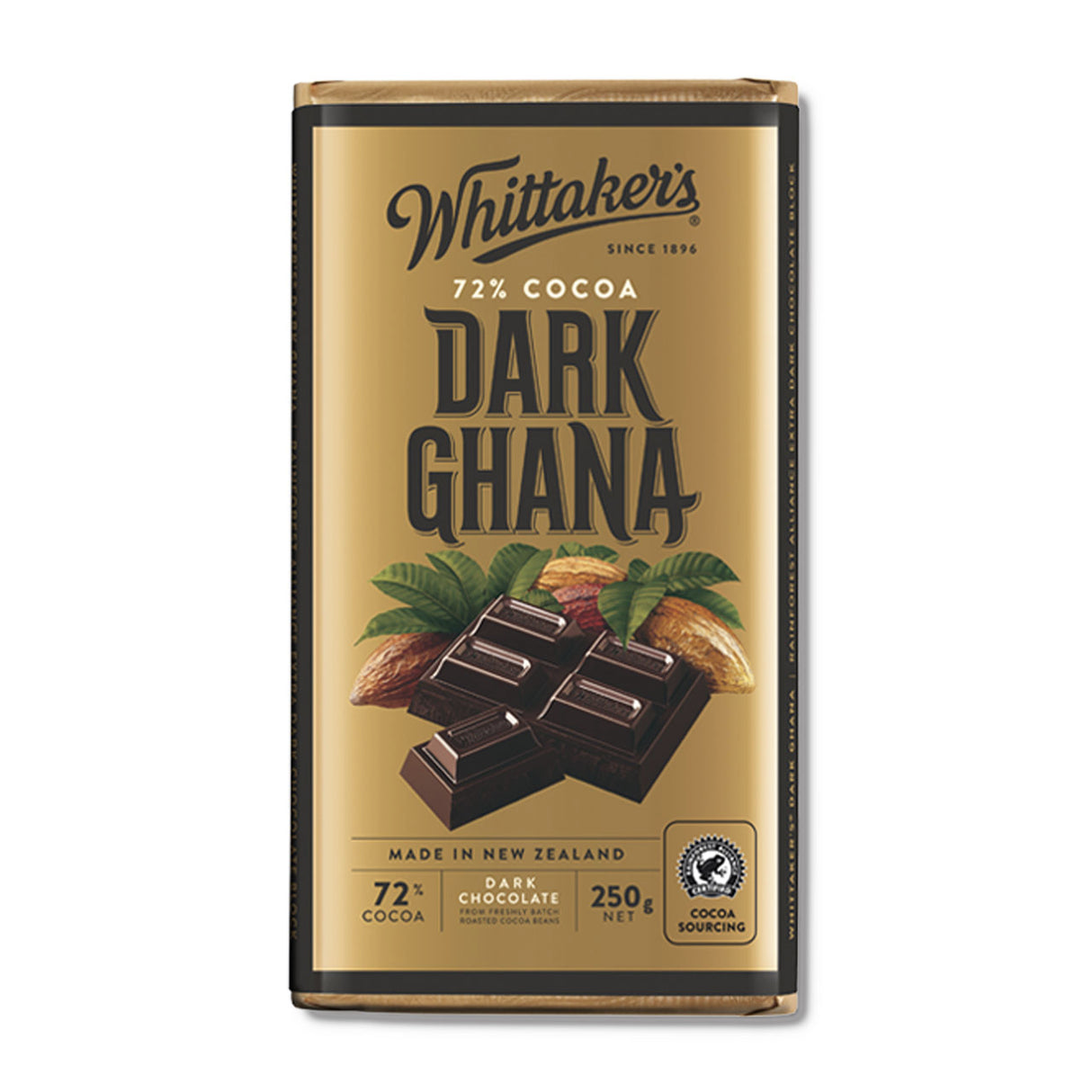 Whittaker's Dark Ghana Chocolate Block (250g)