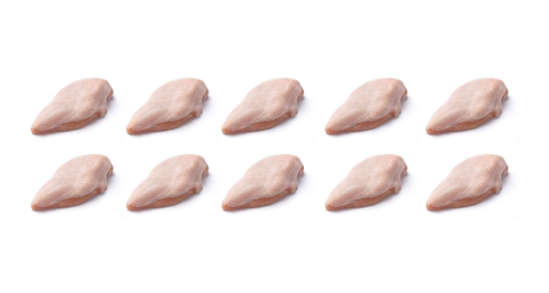 Bird & Barrow Free Range Chicken Breast Skin-On - Not IQF* (Frozen, 10x200g)