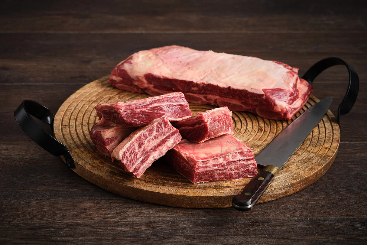 First Light Grass-Fed Wagyu Bone-In Short Rib (Chilled, min. 1.4kg)